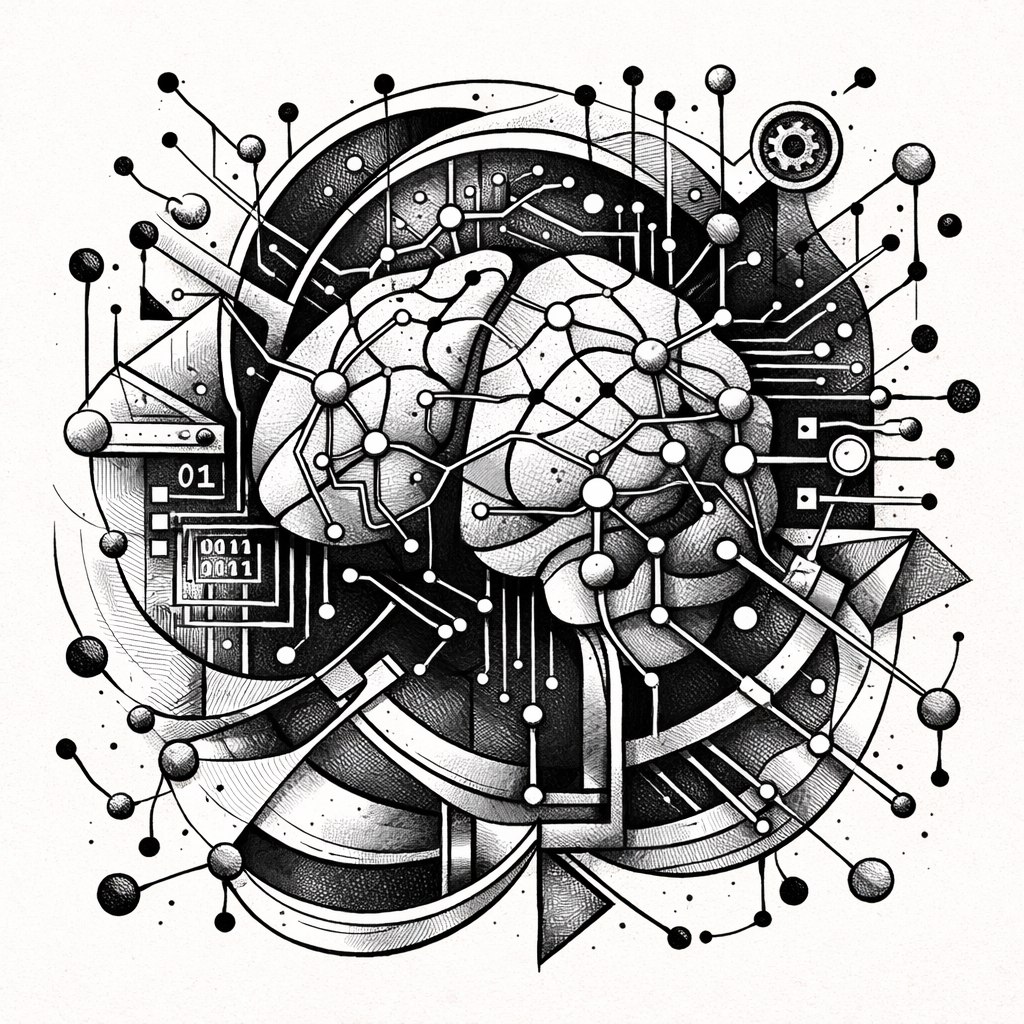 AI neural network illustration